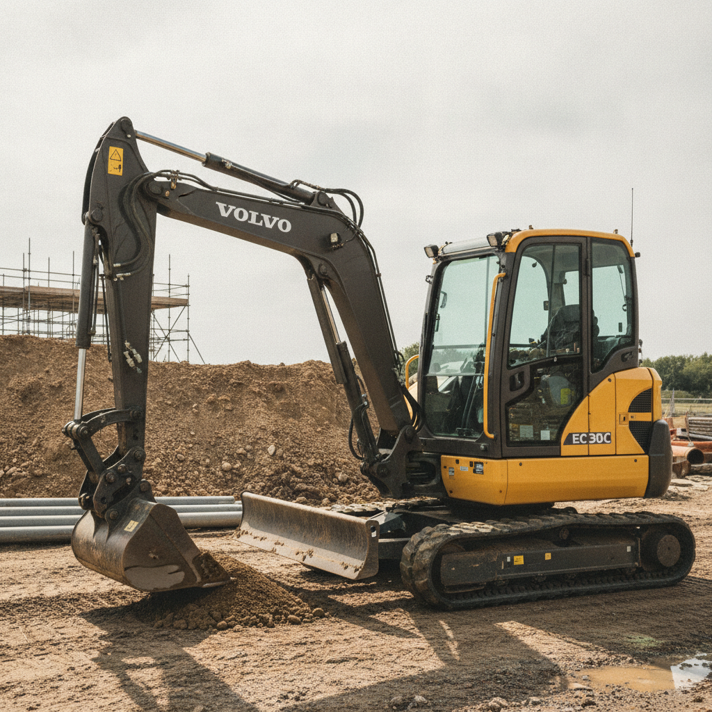Volvo EC35C Mini Backhoe Loader
